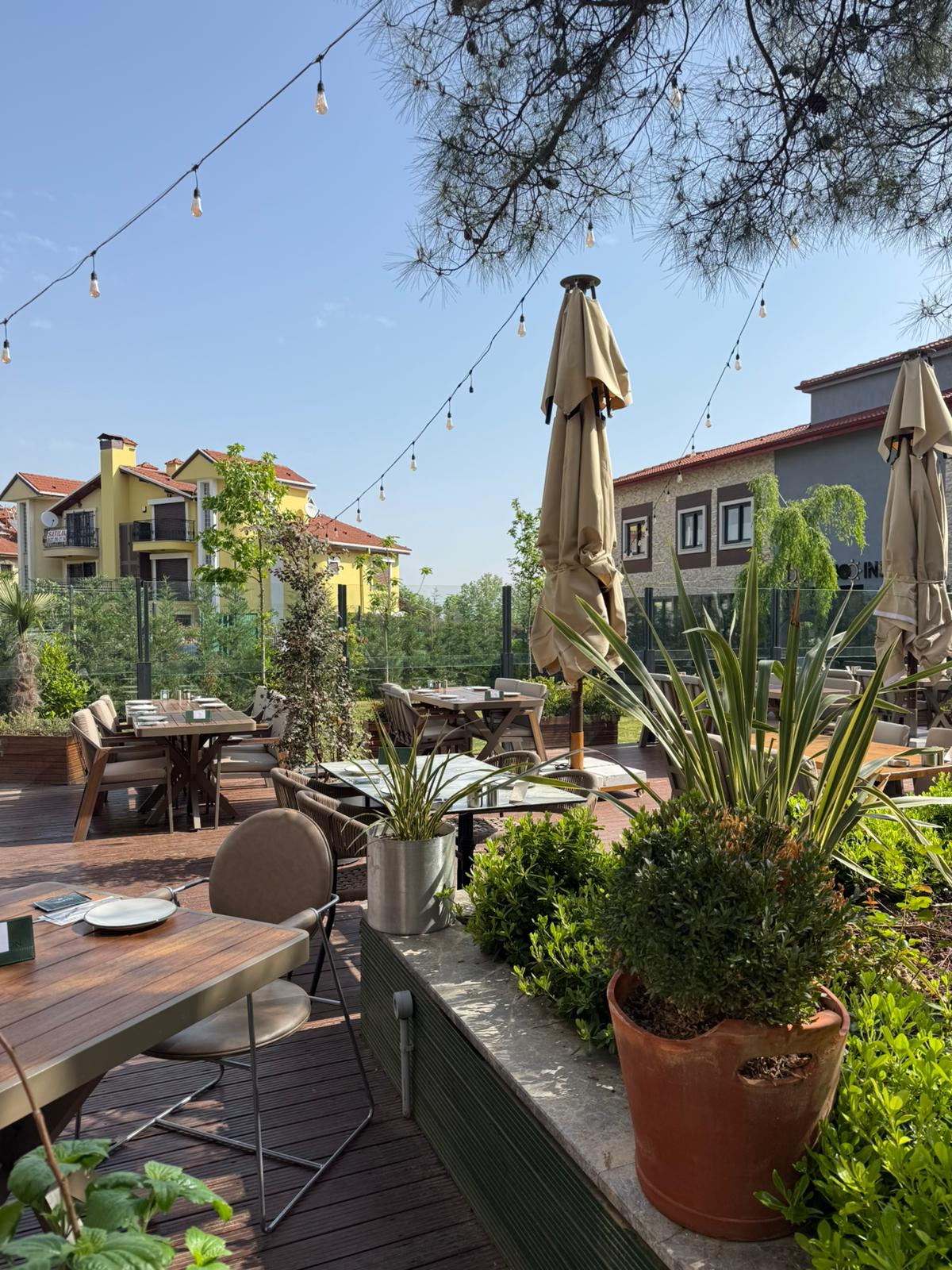 Veranda bahçe detayı