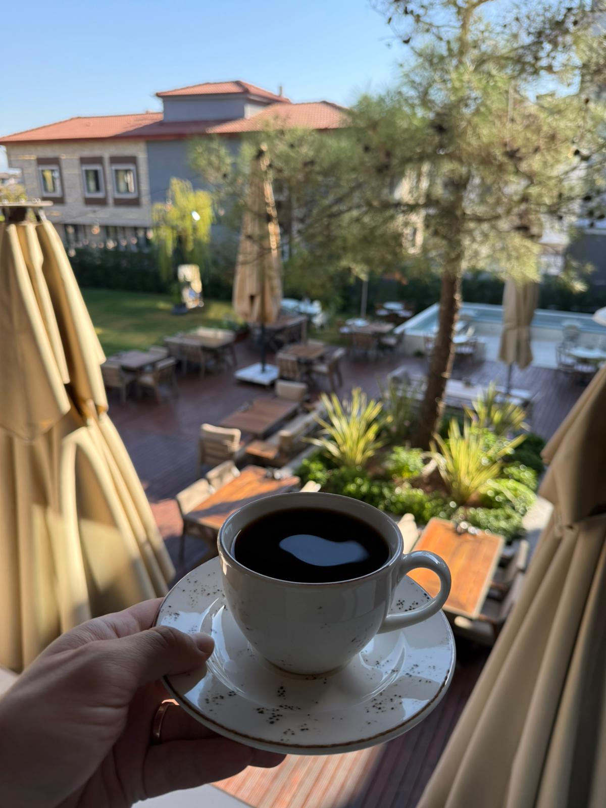 Veranda kahve molası