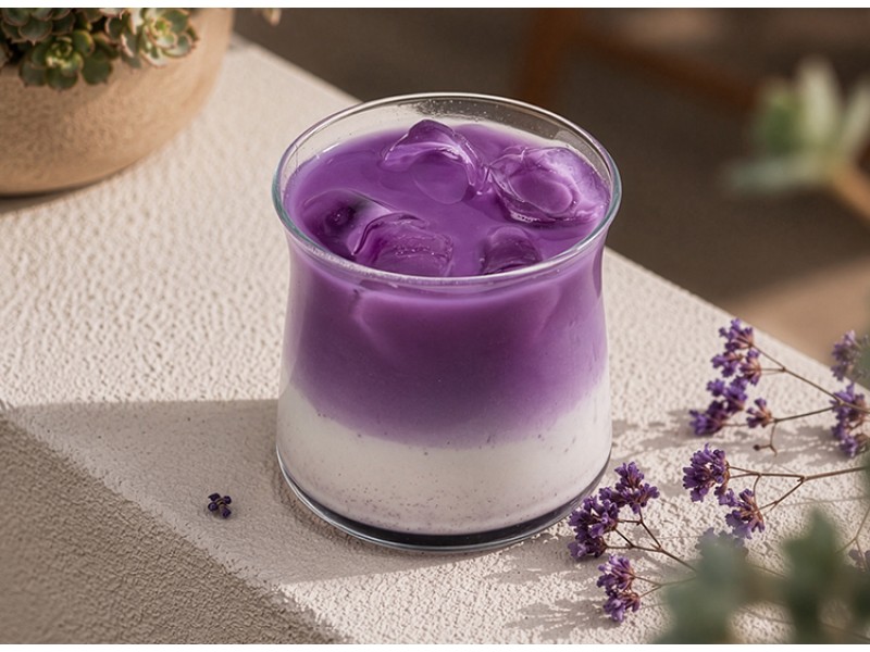 Ice Ube Latte