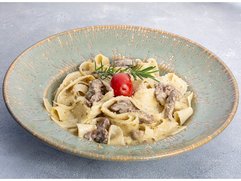 Pesto Soslu Bonfile Pappardelle