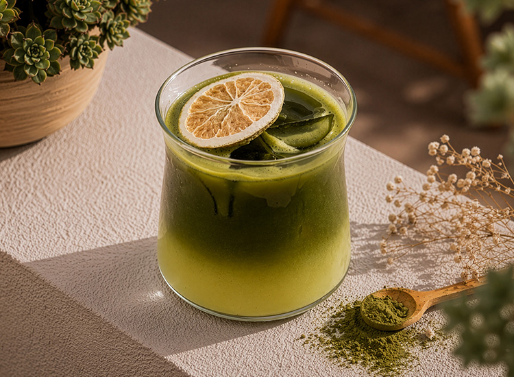 Ice Matcha Lemonade
