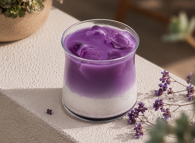 Ice Ube Latte